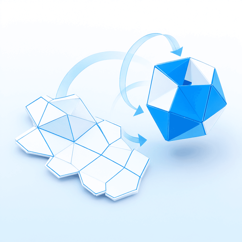 DAT Pattern Folding: How to Unfold 3D Shapes in Your Head hero image