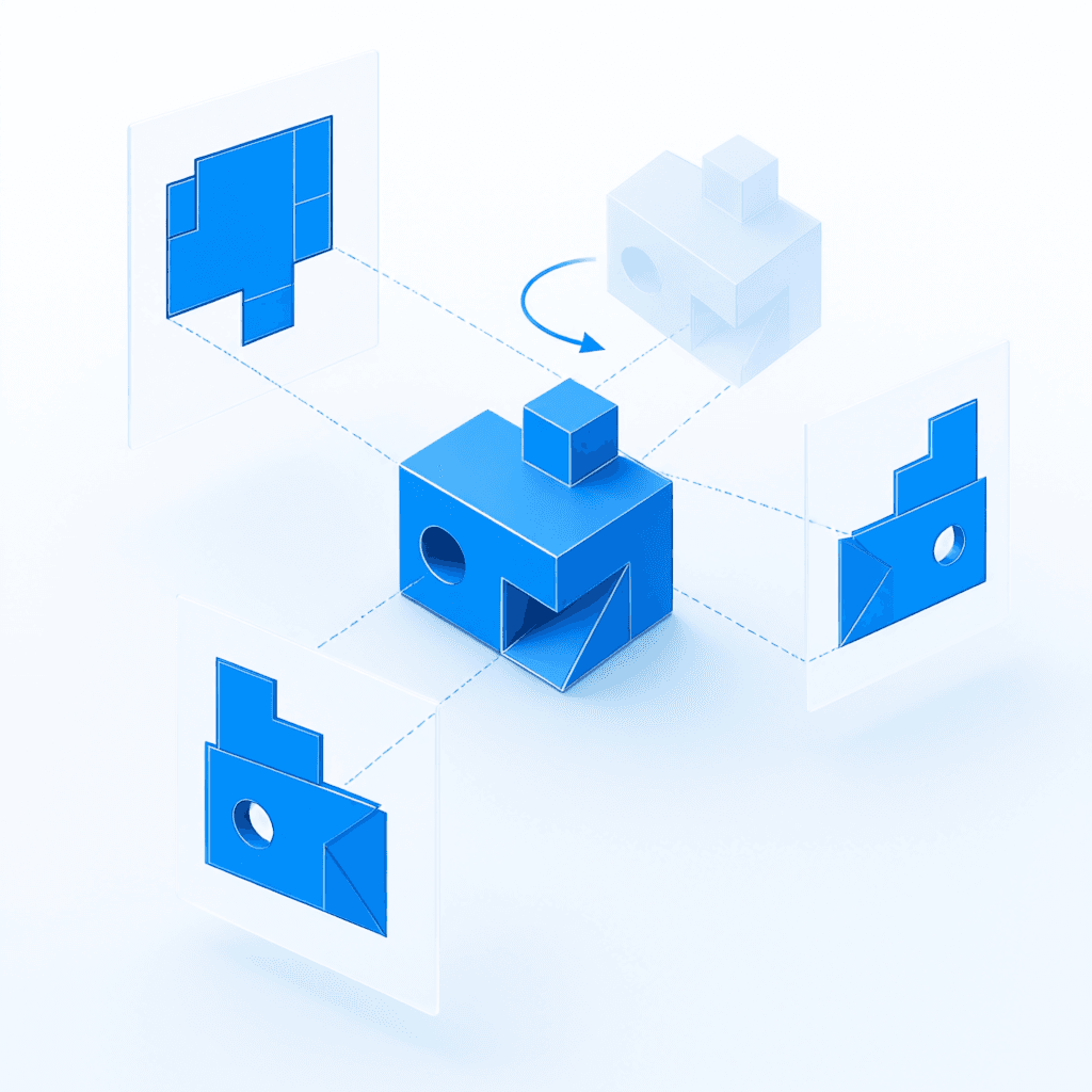 DAT Top-Front-End (TFE): How to Read Orthographic Views hero image